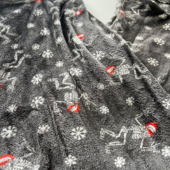 Womens XL / XXL Fleece Santa Skeleton Christmas Pajamas - Picture 2 of 4